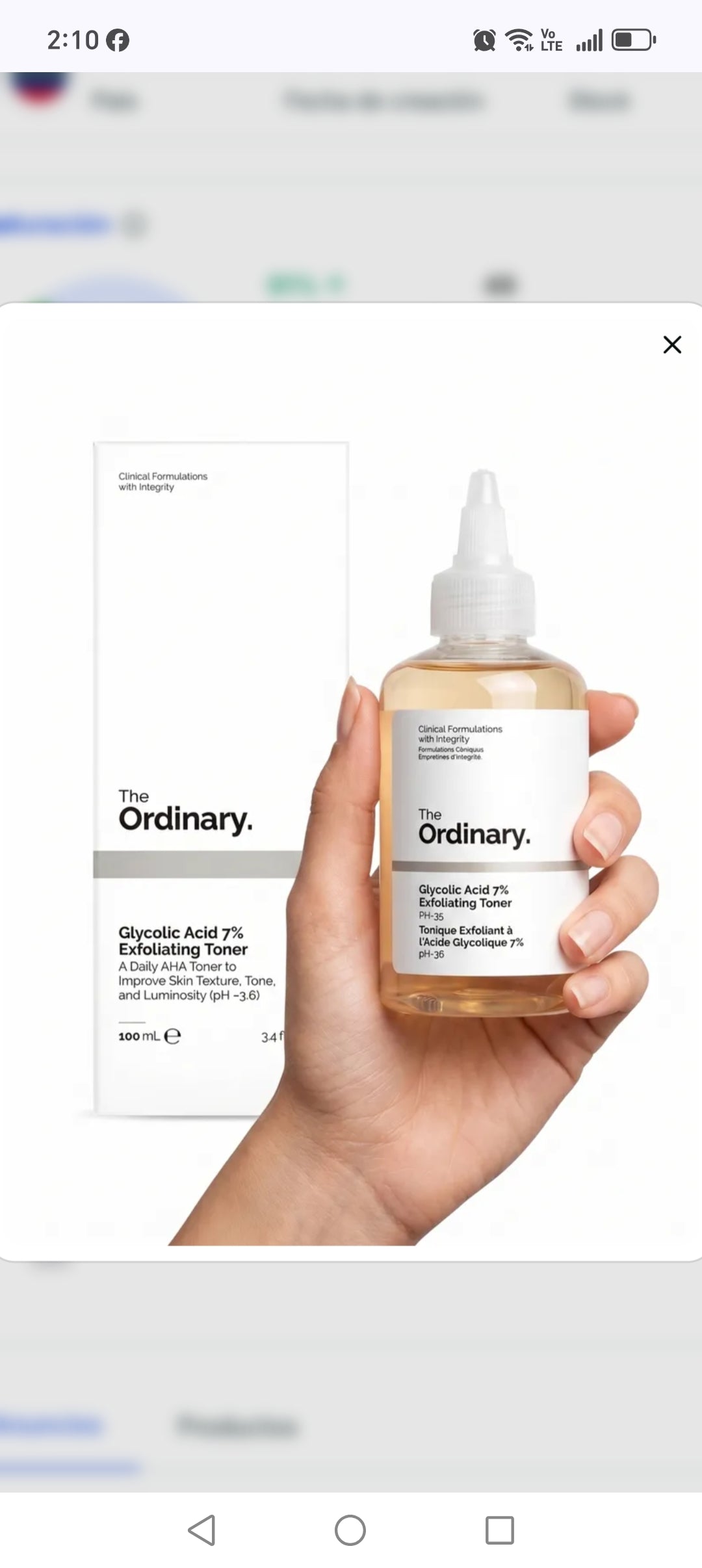 Acido Glicolico 100ml